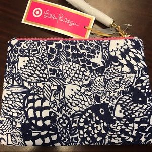 Lilly Pulitzer Navy Clutch